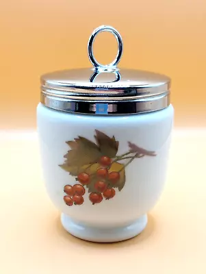 Royal Worcester King Size Egg Coddler.   Evesham  - Plum Redcurrants & Leaves. • £5.99