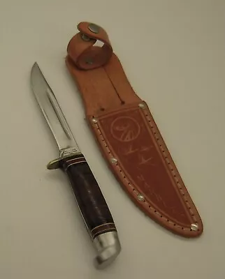 Vintage -WESTERN - BOULDER COLO. - L48A - Narrow Hunter - 1950's - Sheath-Nice • $41