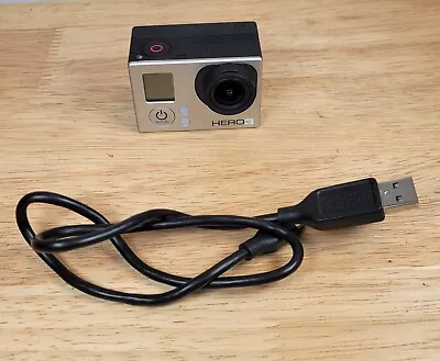 GoPro HERO3 Silver Black Digital Action  For Parts Doesn't Power On  • $24