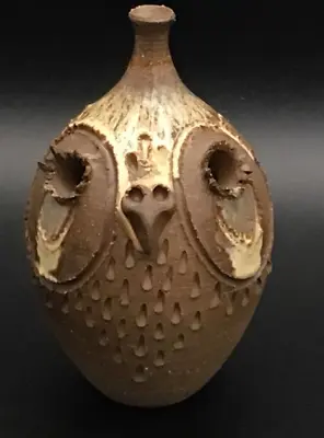 $69.95 • Buy OWL Weed Pot MCM Miniature : Richard Minnickel  Studio ART Pottery OOAK