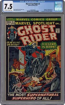 Marvel Spotlight #5 CGC 7.5 1972 1269578001 1st App. And Origin Ghost Rider • $2350