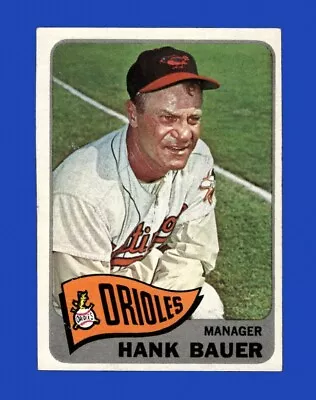 1965 Topps Set-Break #323 Hank Bauer MGR EX-EXMINT *GMCARDS* • $1.62
