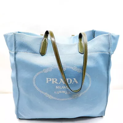 Prada Tote Bag  Blue Nylon 1183040 • $21.01