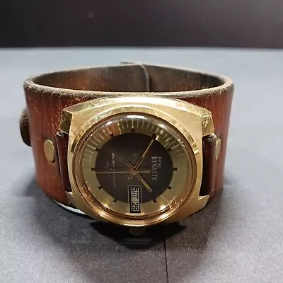 Royal Dynasty Electronic Gold Plated Swiss Made Men's Watch • $10.50