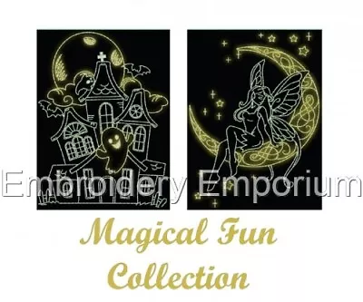 £8.95 • Buy Magical Fun  Collection - Machine Embroidery Designs On Cd Or Usb