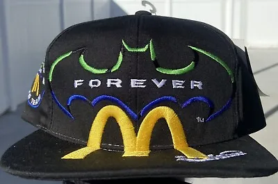 Vintage New 90s Batman Forever Mcdonalds Racing Bill Elliott Snapback Hat 1995 • $39.99