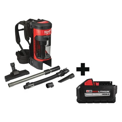 $651.29 • Buy Milwaukee Tool 0885-20, 48-11-1880 Cordless Backpack Vacuum,Dry Pickup