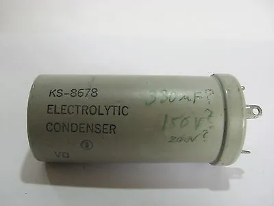 Western Electric KS-8678 Electrolytic Capacitor - SENCORE LC75 TESTS  ( 298 Uf ) • $46