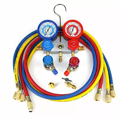 FAVORCOOL CT-136G AC Manifold Gauge Set R410A R134A R22 Refrigerants Charge • $39.89