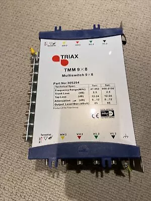 Triax TMM 9 X 8 Multiswitch Part No 305294 • £25
