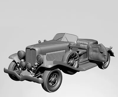 1/35 Resin Figure Model Kit Fantasy Vintage Civilian Retro Car WW2 War Unpainted • $42.31