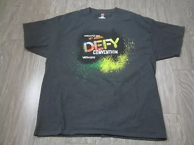 VMware World 2013 10th Annual Defy Convention T-Shirt Used XL • $12.59