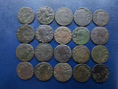 Lot 20 Very Rare Cooper Medieval Lithuanian/Polish Coins John II Casimir Vasa. • $119