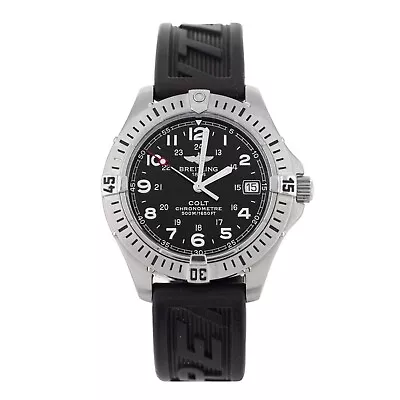 Breitling Colt Stainless Steel Black Dial 38mm A74350 • $1980