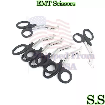 6 Black Emt Trauma Paramedic Bandage Shears Ems Scissors 7.5  • $9.99