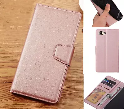 Oppo A59 F1s Wallet Case Shiny Wire Finish 4 Card Slots Dual Cash Pocket • $9.50