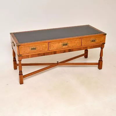 Antique Military Campaign Style Coffee Table • £1150