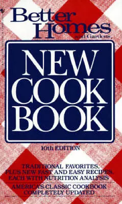 Better Homes And Gardens New Cook Book 10th Edition - ACCEPTABLE • $4.27