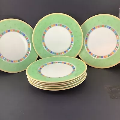 VILLEROY & BOCH “TWIST ALEA VERDE” Salad Plates 8 1/2’'- SET OF 8 • $119.99