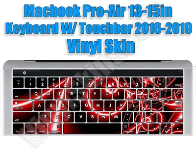 Any 1 Vinyl Skin For The Macbook Pro/Air 13-15  Keyboard W/ Touchbar (2016-2019) • $13.99