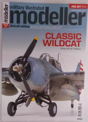 Military Illustrated Modeller Magazine April 2024 Tamiya 1:48 F4F-4 Wildcat • £11.95