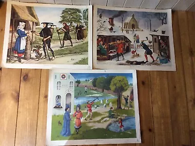 £5.25 • Buy Macmillan History Picture Posters #27, 52, 77 Tudor Times