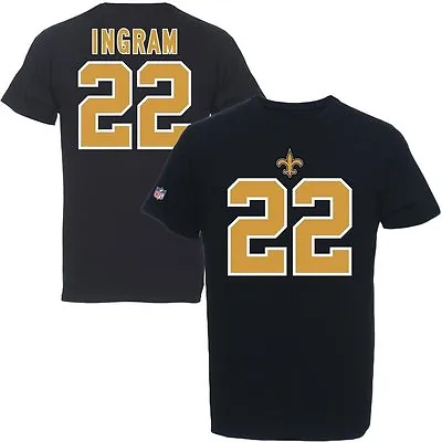 NFL T-Shirt New Orleans Saints Mark Ingram 22 Black Redburn Jersey • $24.11