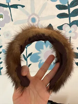 Vintage 50s Mink Fur Headband • $10