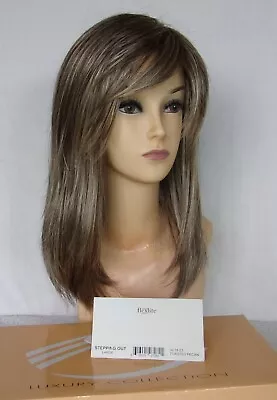 Gabor Stepping Out Wig-Large-Mono Part-Long Blunt Cut-Toasted Pecan-New • $140