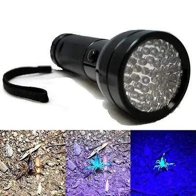 Blacklight Detection 51 LED UV Ultra Violet Mini Flashlight AA Torch Light Lamp • $9.99