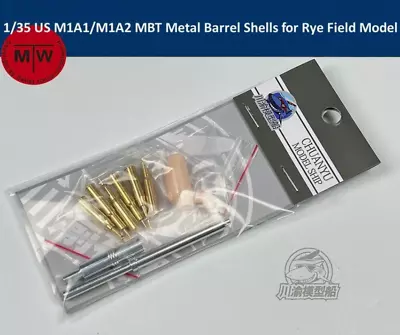 1/35 Scale US M1A1/M1A2 MBT Metal Barrel Shell Kits For Rye Field Model 5004 • $9.99