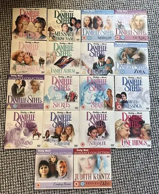 Daily Mail 18 DVD ❤️ Bundle Judith Krantz Rosamunde Pilcher Danielle Steele • £10