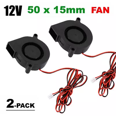 $5.47 • Buy 5V 12V 24V Gdstime DC 5015 Mm Blower Radial Cooling Fan Hotend Extruder RepRap