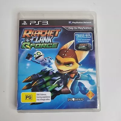 Ratchet And Clank Q Force - PS3 Complete PAL Playstation 3 Tested & Working  • $27.95