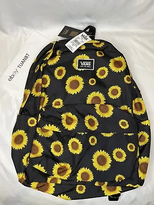 BRAND NEW Vans Old Skool H2O Backpack - Black / Sunflowers Back To School • $41.99