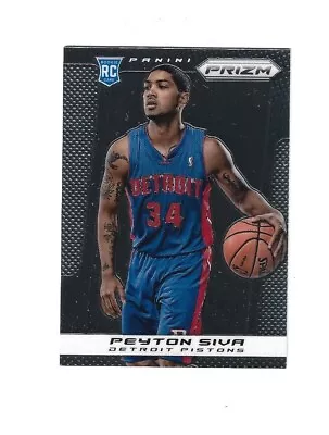 2013-14 Panini Prizm #289 Peyton Siva RC   DETROIT PISTONS • $2