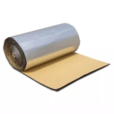 1×10mm Car Door Hood Mat Sound Deadener Fire Heat Insulation Absorber 100*100cm • $34.71