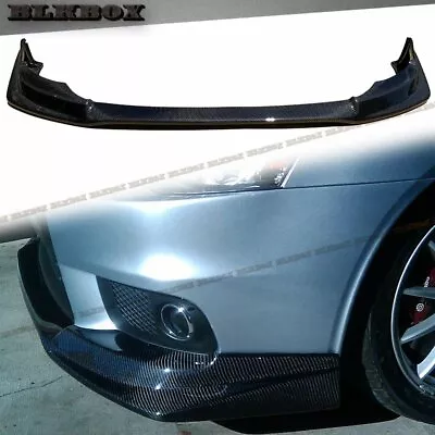 For 08-13 LANCER Revolution EVO X 10TH Sedan FRP Carbon Fiber V Style Front Lip • $738.88