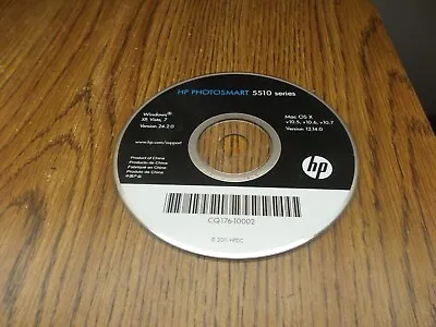 Nice Hp Photosmart Printer 5510 Series Hp5510 Windows/mac Cd Disc • $7.99