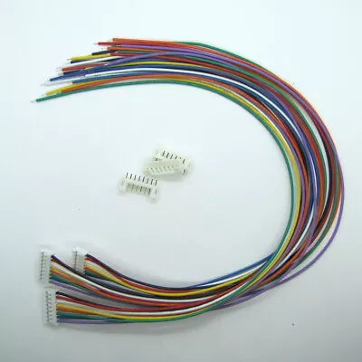 3 Sets JST PH 2.0mm 8 Pin Male-Female Connector Plug Wires Cables 300mm • £3.99