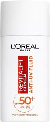 L'Oréal Paris Revitalift Clinical SPF50+ Invisible Fluid UV Protection • £9.99