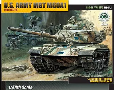 Academy 1/48 U.S. ARMY MBT M60A1 Motorized Tank Plastic Model Kit Military 13311 • $29.99