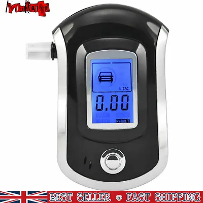 £7.55 • Buy UK Police Digital Breath Alcohol Analyzer Tester LCD Breathalyzer Test Detector