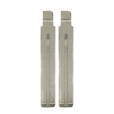 $8.35 • Buy New Uncut Remote Flip Key Blade Insert KK10 Replacement For Hyundai Kia (2 Pack)