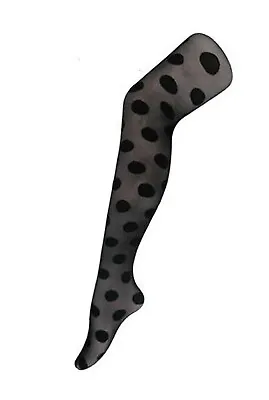 £3.35 • Buy Black Patterned Tights Various Designs One Size - Various Styles - Freepost