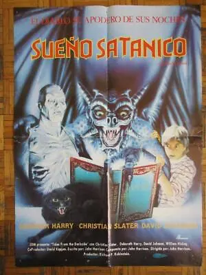 1990 TALES FROM THE DARKSIDE Horror DEBBIE HARRY SPANISH MEXICO ONE SHEET POSTER • £24.32