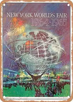 METAL SIGN - 1964 New York World's Fair 1964 1965 Vintage Ad • $21.95