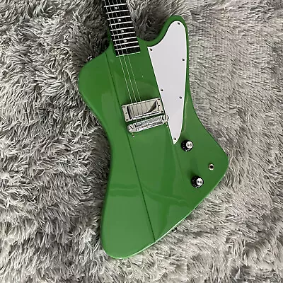 Unbranded Solid Green Firebird Electric Guitar 6 Strings Mini Pickup Chrome Part • $262.72
