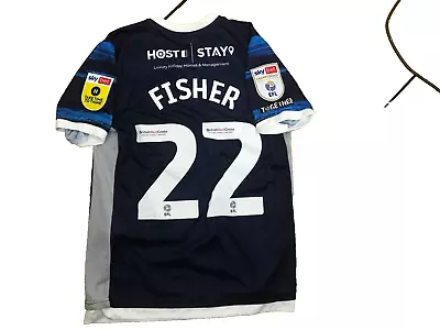 Middlesbrough FC Football Shirt Away 2023 Match Issue FISHER 11 Size MEDIUM • £101.14