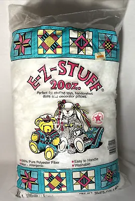 NEW E-Z- STUFF 20oz.  100% Pure Polyester Fiber Fill Stuffing Pillows Dolls Toys • $12.55